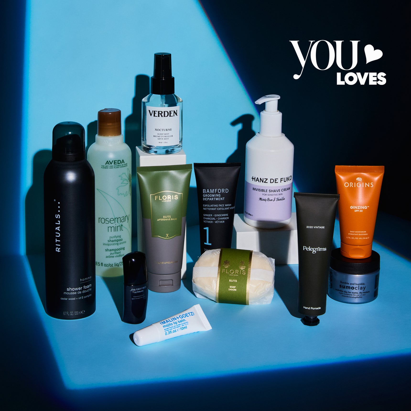 YOU Beauty Men's Grooming Box 2025 | Featuring Shiseido, Floris, AVEDA and more
